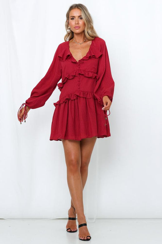 Leaving Louisiana Dress Wine