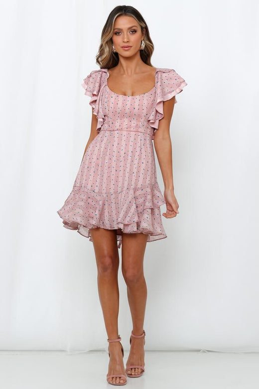 Pretend You Are Mine Dress Pink