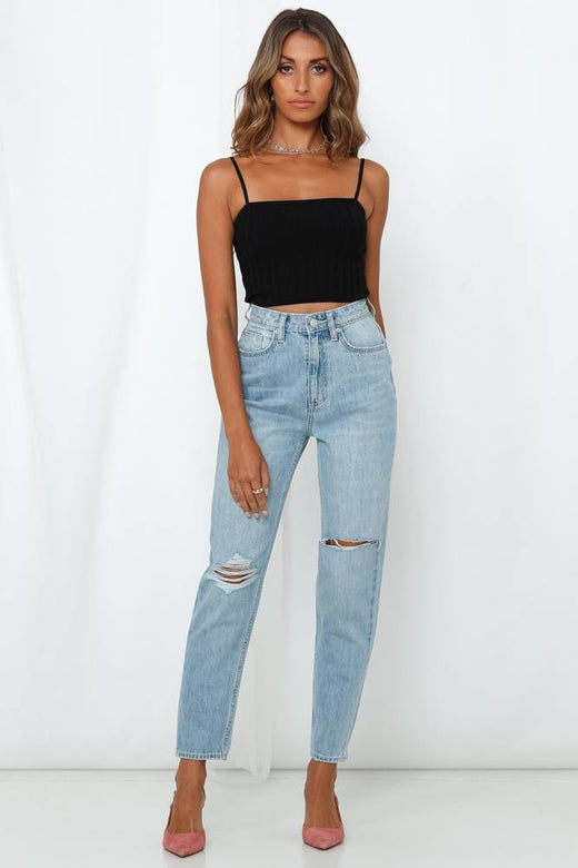 LEE High Mom Jeans Oxy Destruct - Hello Molly Staging