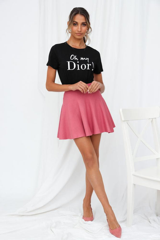 Pixie Tear Drops Skirt Rose