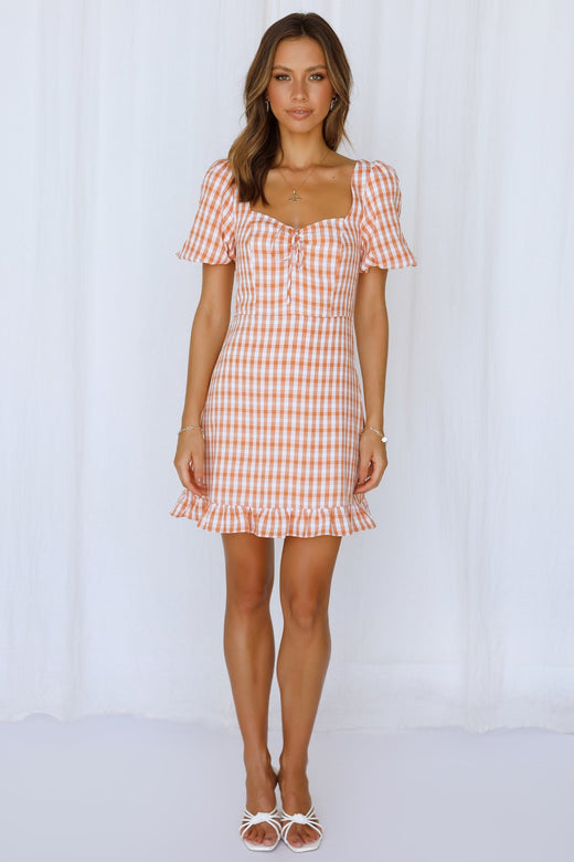 Your Heart Is Mine Dress Orange