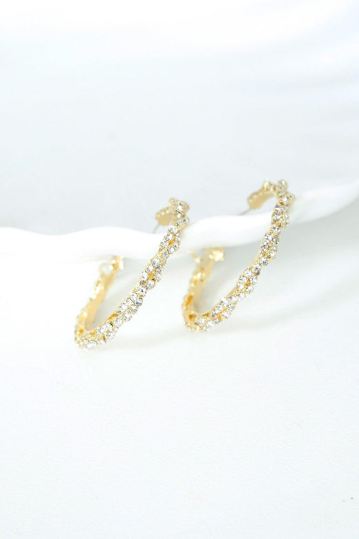 Add Some Pizzazz Hoops Gold - Hello Molly Staging