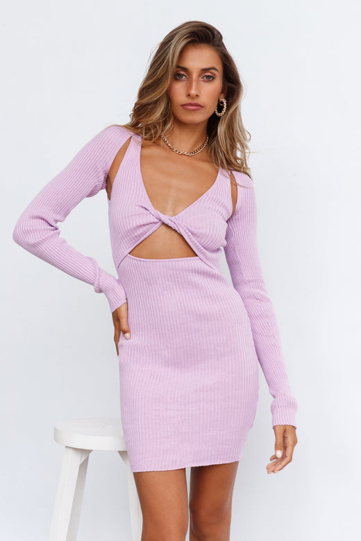 Crazy But True Dress Purple