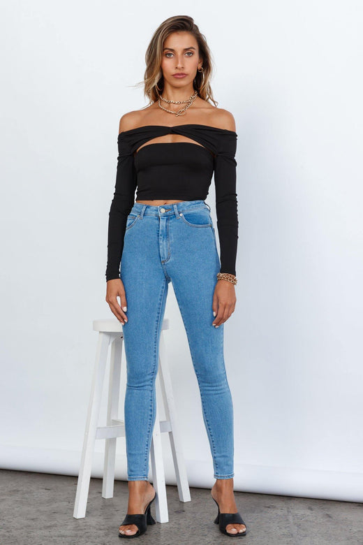 ABrand A High Skinny Ankle Basher LA Blues - Hello Molly Staging