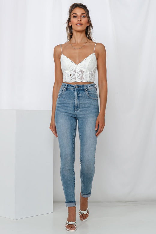 Scheduling My Seasonal Tour Bralet White