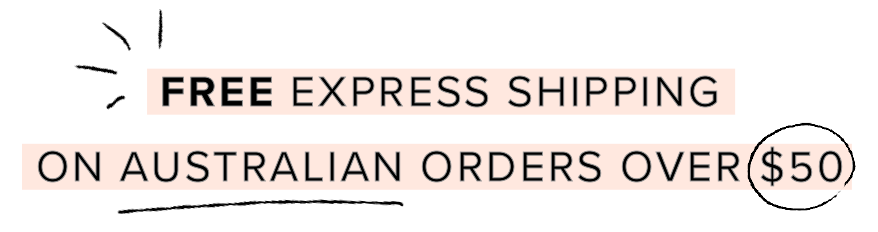 Australia free shipping banner